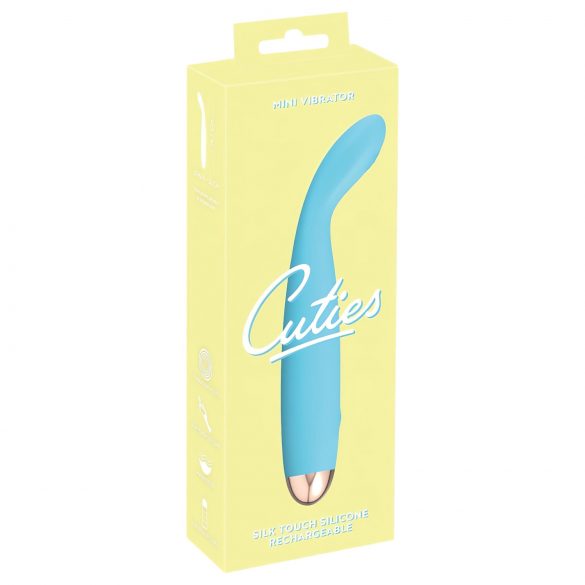 Cuties Mini - punjivi, vodootporni G-tačka vibrator (tirkizni)