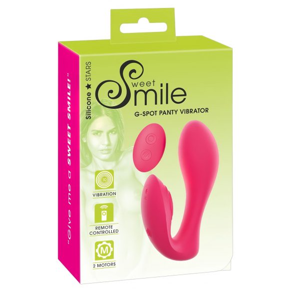 SMILE gaćice - bežični 2u1 vibrator (pink)