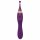 Javida - 2u1 punalica i vibrator set (ljubičasti)