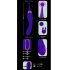 Javida - 2u1 punalica i vibrator set (ljubičasti)