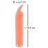 You2Toys Peachy! Mini Zeka - Vibrator za klitoris (breskva)