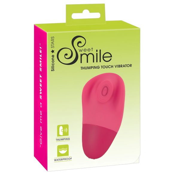 SMILE Thumping Touch - akumulatorski pulsirajući vibrator za klitoris (ružičasti)