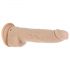 Naked Addiction Thrusting 9 - přírazy vibrátor - přírodní (23 cm)