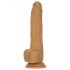 Naked Addiction 9 - radio kontrolisani vibrirajući dildo - tamna (23cm)