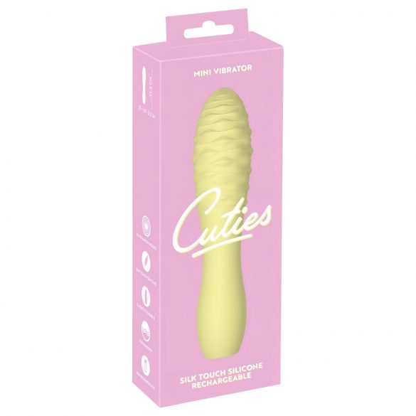 Cuties Mini 3 - punjivi vodootporni vibrator (žuti)