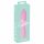 Cuties Mini 3 - mini vodootporni rebrasti vibrator (roze)