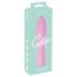 Cuties Mini 3 - mini vodootporni rebrasti vibrator (roze)