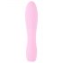 Cuties Mini 3 - mini vodootporni rebrasti vibrator (roze)