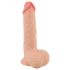 Nature Skin dildo sa kožom - 19cm (prirodno)