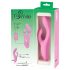 SMILE Nodding - akumulatorski vibrator sa klitoralnim stimulatorom (pink)