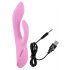 SMILE Nodding - akumulatorski vibrator sa klitoralnim stimulatorom (pink)