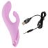 SMILE Nodding - akumulatorski vibrator sa klitoralnim stimulatorom (pink)