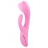 SMILE Nodding - akumulatorski vibrator sa klitoralnim stimulatorom (pink)