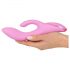 SMILE Nodding - akumulatorski vibrator sa klitoralnim stimulatorom (pink)