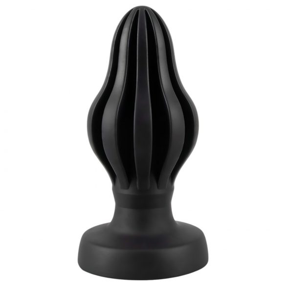 ANOS - rebrasti mekani analni dildo - 5cm (crni)