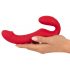 You2Toys Strapless - bežični strap-on vibrator (crveni)