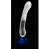 You2toys Liaison - silikon-staklo LED vibrator (prozirno-bela)