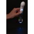 You2toys Liaison - silikon-staklo LED vibrator (prozirno-bela)