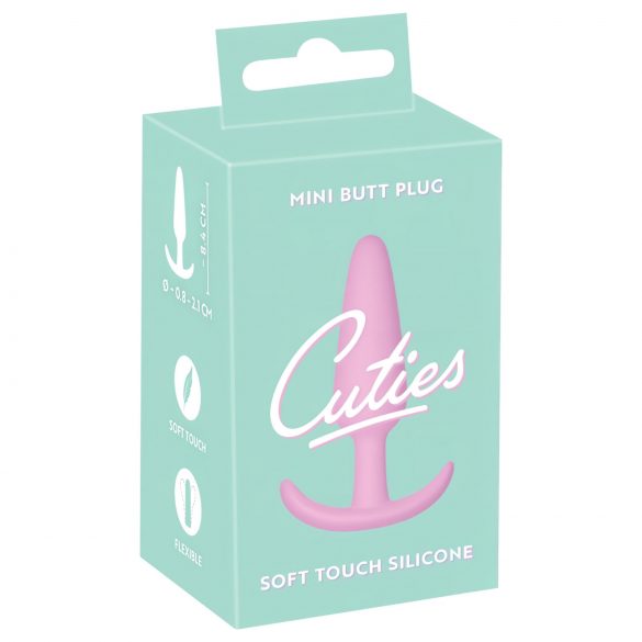 Cuties Mini Analni Plug - silikon - roze (2,1 cm)