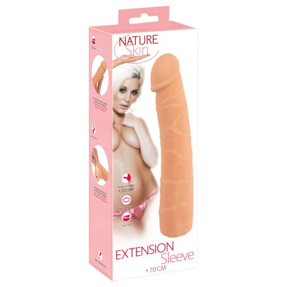 Nature Skin - produžetak i zadebljanje za penis (24 cm)