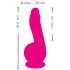 SMILE Powerful - moćan dvomotorni vibrator sa postoljem (pink)