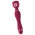 You2Toys Rosenrot - akumulatorski cvetni masažer vibrator (crveni)