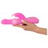 SMILE Pearly Rabbit - zeka vibrator sa biserima (pink)