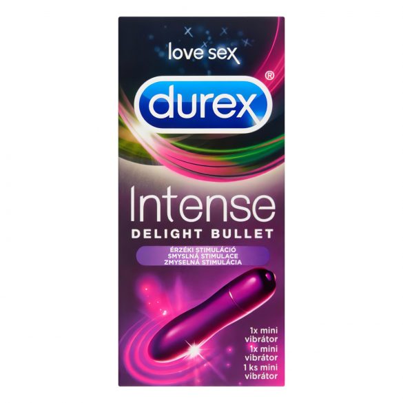 Durex Intense Delight Bullet - mini ljubičasti vibrator