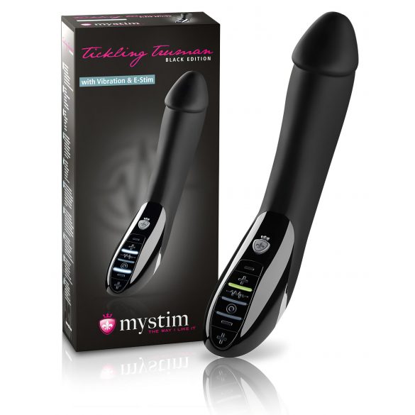 mystim Crna Edicija Truman - elektro-stimulacijski vibrator