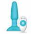 b-Vibe - rotirajući analni vibrator sa kuglicama (tirkiz)