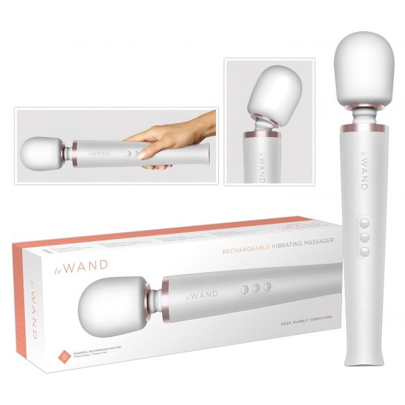 le Wand - luksuzni bežični masažer vibrator (bela)