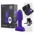 b-Vibe Rimming obrtni analni vibrator (ljubičasti)