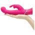 Happyrabbit G-spot - vodootporni vibrator sa klitoralnim nastavkom (pink)