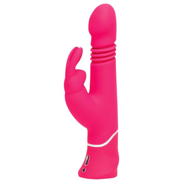 Happyrabbit Thrusting - punjivi vibrator sa klitoralnim nastavkom (roze)