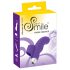 SMILE prstni vibrator - talasasti silikon (ljubičasti)