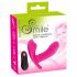 SMILE Gaćice - akumulatorski, bežični strap-on vibrator (pink)