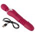 Javida Thrusting 3u1 masažer vibrator (crveni)