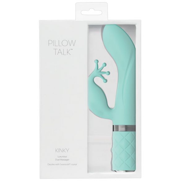 Pillow Talk Kinky - moćni G-tačka vibrator na baterije (tirkizno)