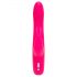 Happyrabbit Curve Slim - vodootporni vibrator sa klitoralnim dodatkom (pink)