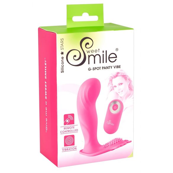 SmiLe G-Tačka gaćice - akumulatorski radio-vibrator (pink)