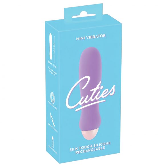 Cuties Mini Purple - akumulatorski, silikonski vibrator (ljubičasti)