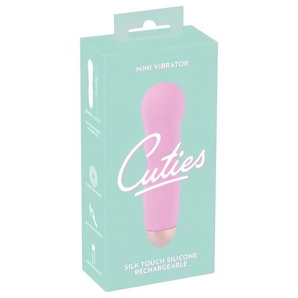 Cuties Mini Rose - punjivi talasasti vibrator (pink)