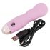 Cuties Mini Rose - punjivi talasasti vibrator (pink)