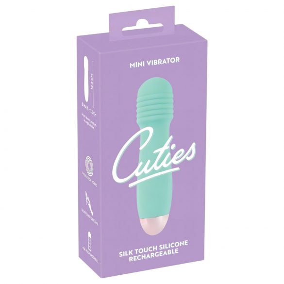 Cuties Mini Wand - akumulatorski mini masažer, zeleni