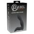 Rebel - punjivi prostata vibrator sa penisom (crni)