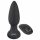 Black Velvet rotirajući analni vibrator sa perlama (crni)