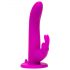 Happyrabbit Strap-On - zečji strap-on vibrator (ljubičasti)