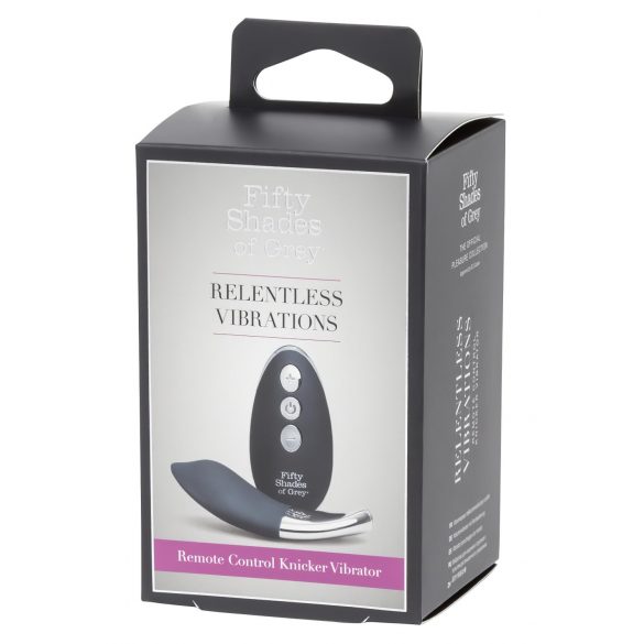 Pedeset nijansi sive Relentless - klitoralni vibrator (crno-srebrni)