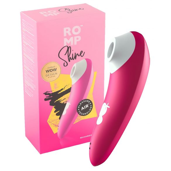 ROMP Shine - vodootporni vibrator sa vazdušnim impulsima (pink)