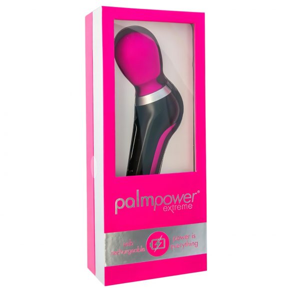 PalmPower Extreme Wand - akumulatorski masažer vibrator (pink-crna)